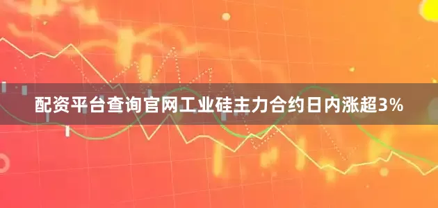 配资平台查询官网工业硅主力合约日内涨超3%